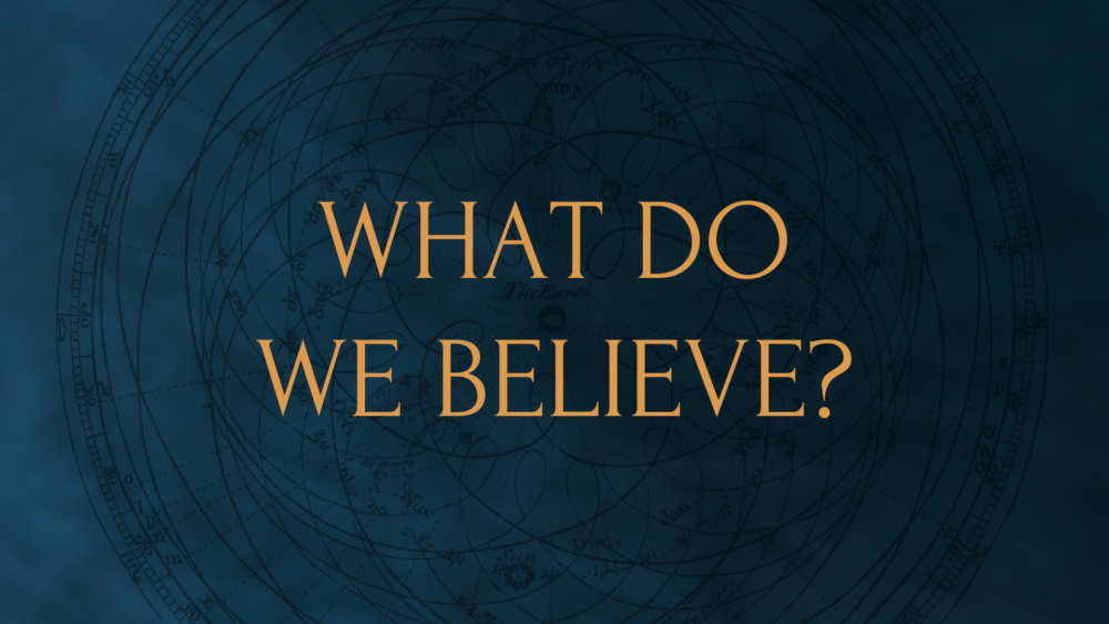 What do we believe? (pt. 1) Image